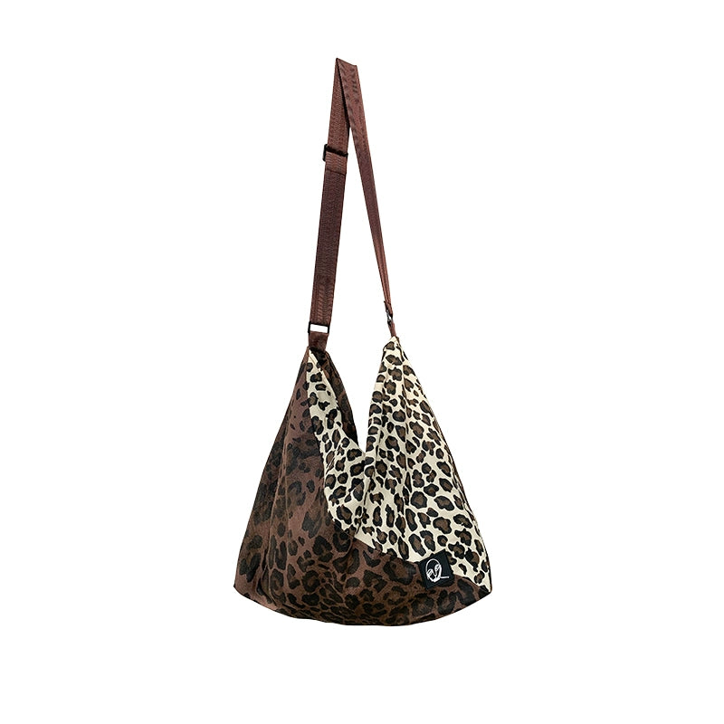 Leopard One-Shoulder Commuter Bag