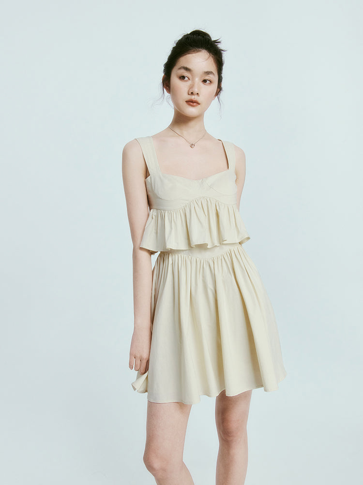 Chic Pleated Dress