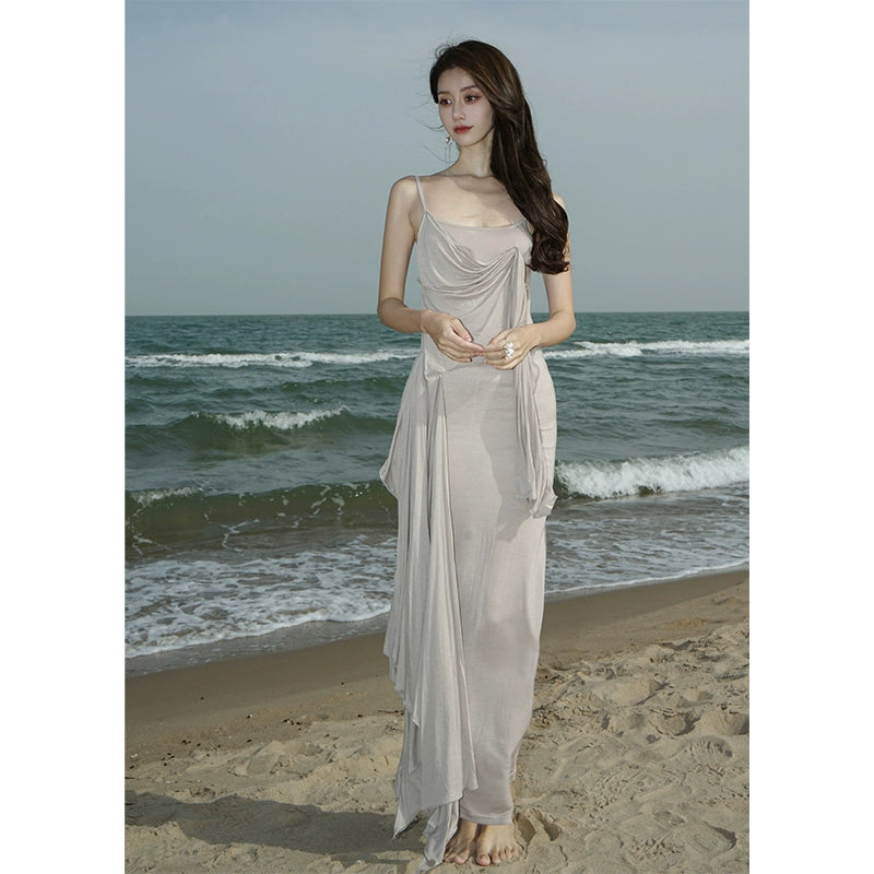 Autumn Waist Long Knitted Dress