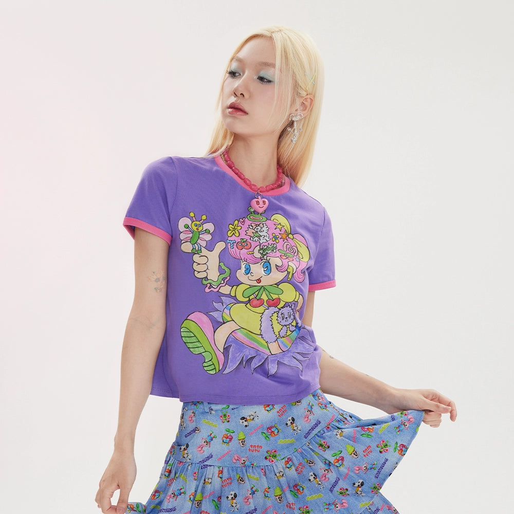 Comic Girl Cotton Tee