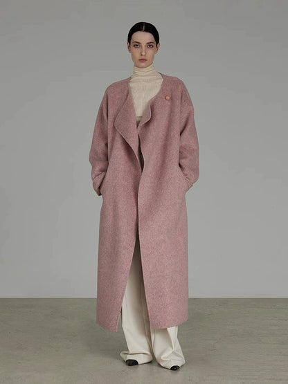 Albaka Wool Felt Coat Mid-Length