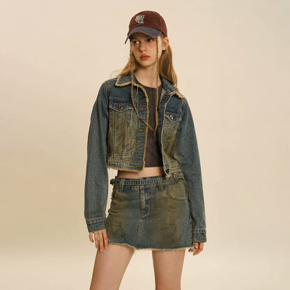 Vintage Spray Monkey Denim Jacket