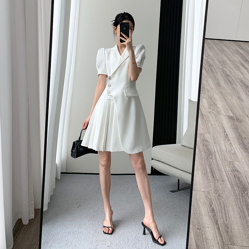 White Suit Dress 