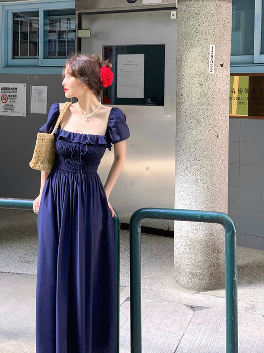 Chic Red Ruffle Dress: Summer Elegance in Mid-Length