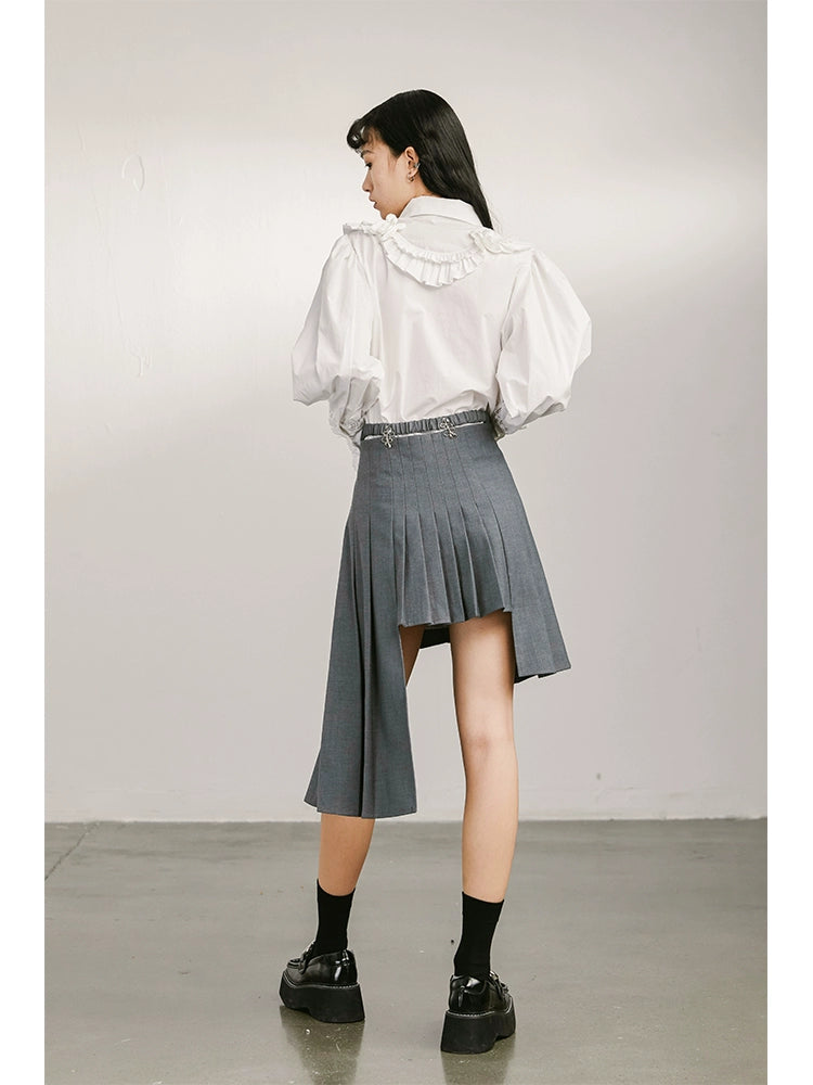 الفراشة A -LINE -High High Jeist Skirt