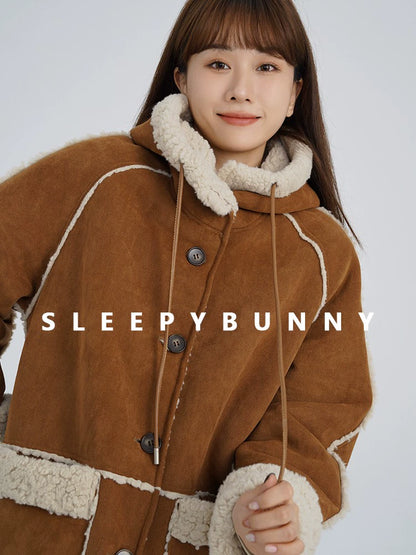 Imitation Lamb Fur Double sided Coat