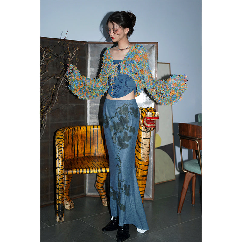 Oriental Blossom Skirt