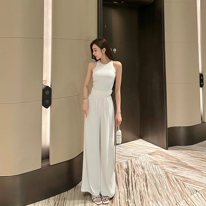 Zenki White Wide Leg Pants