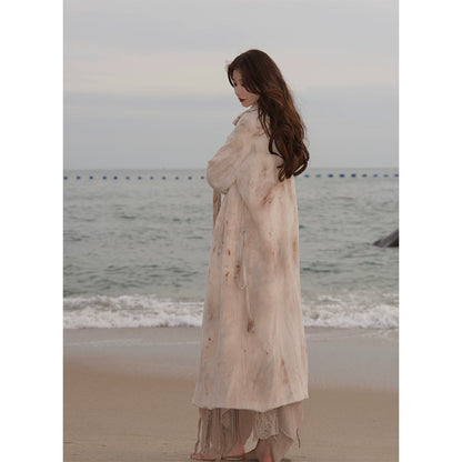Thickened Warm Long Wool Coat