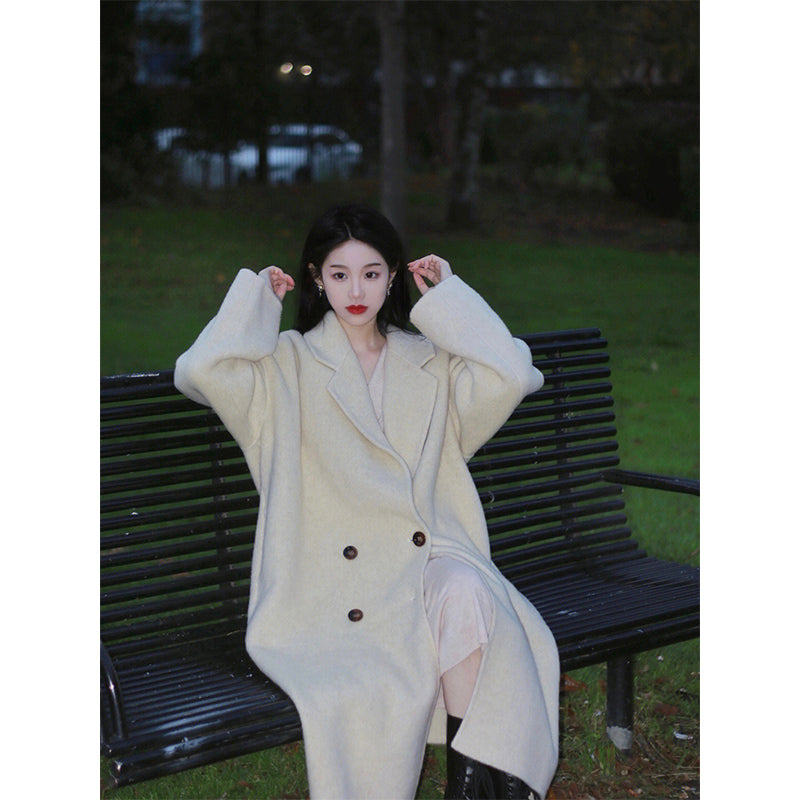 French Oat Woolen Coat (2022)