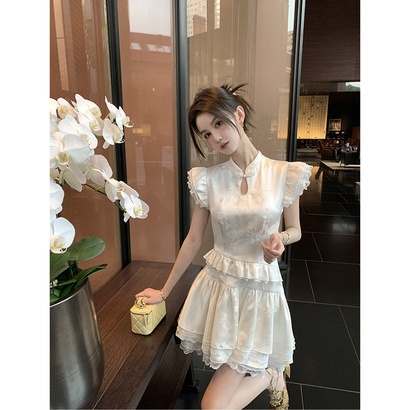 Chinese Beauty Jacquard Dress