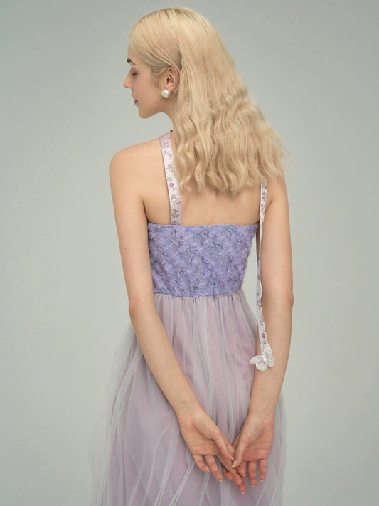 Violet Lace Bra Dress