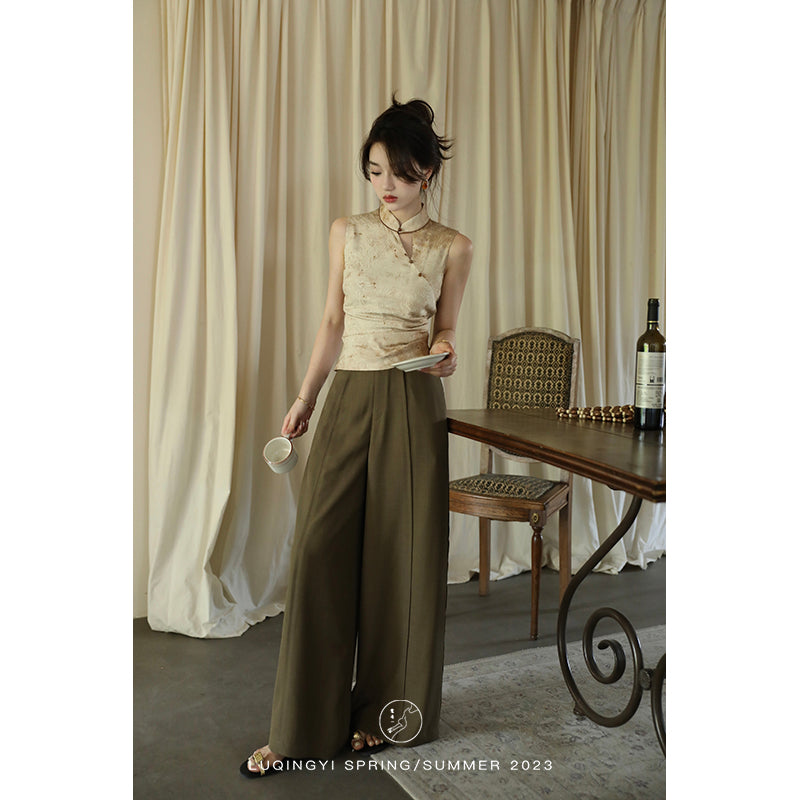 Breeze Linen Pleats Pants