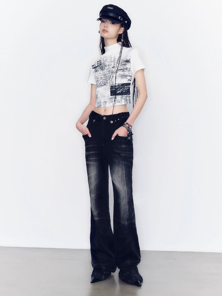 High-Waisted Retro Jeans by Genesis