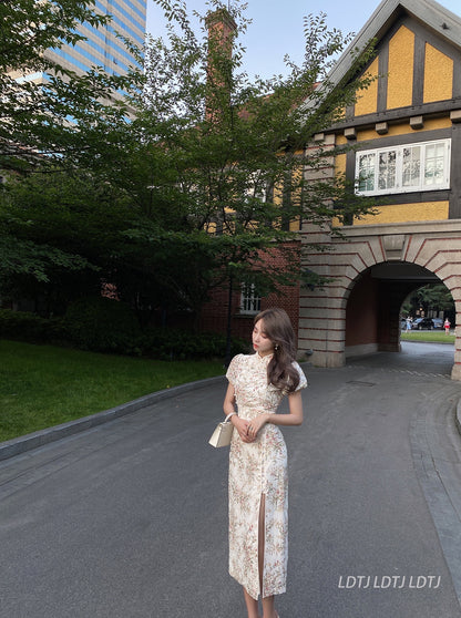 Floral Embroidered Dress