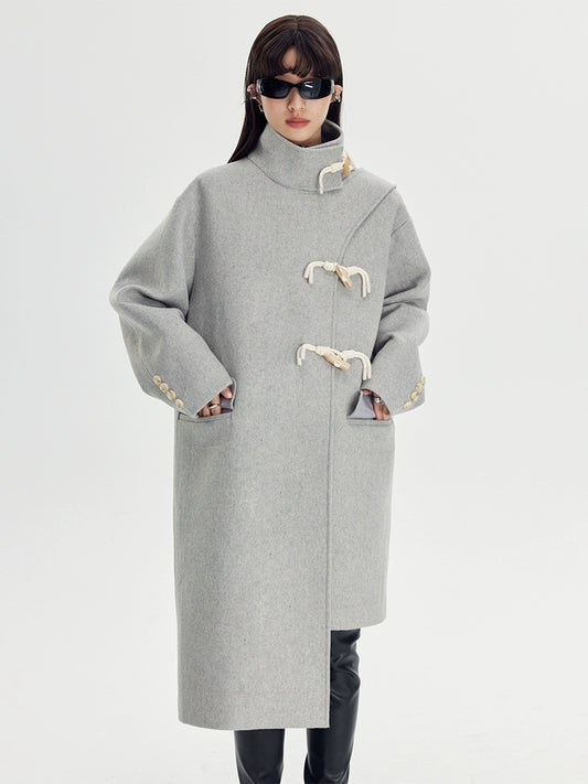 Simple Elegance - Double-Sided Woolen Coat