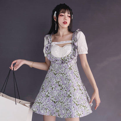 Floral Summer French Dress