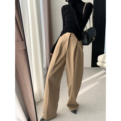 Khaki Wide Leg Pants