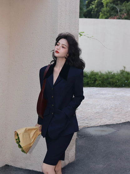 Vintage Hong Kong Style Suit: Spring Elegance