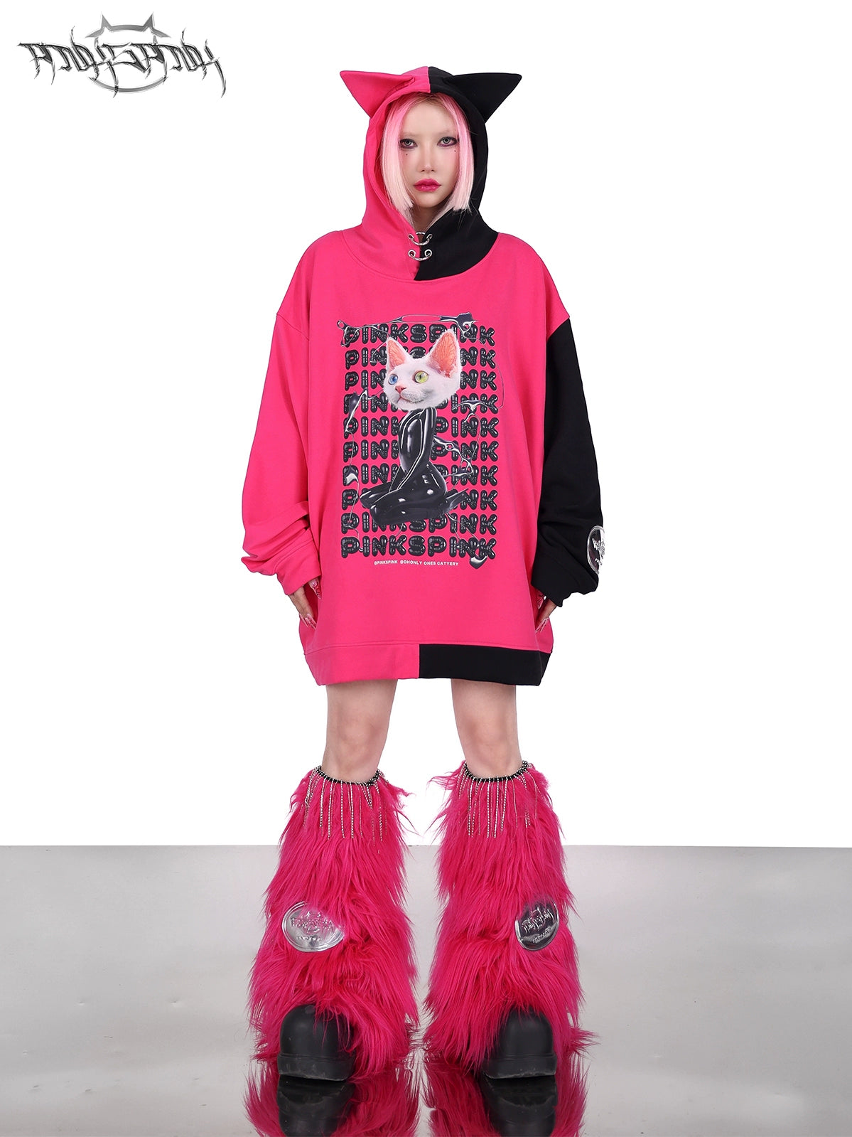 Cat Ear Hooded Punk Coat