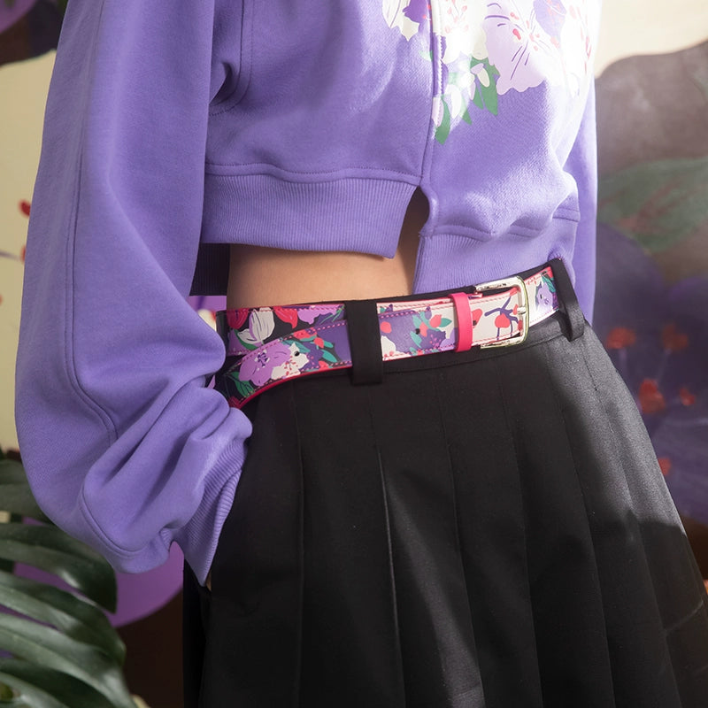 Cintura di contrasto stampato in serie Sakura