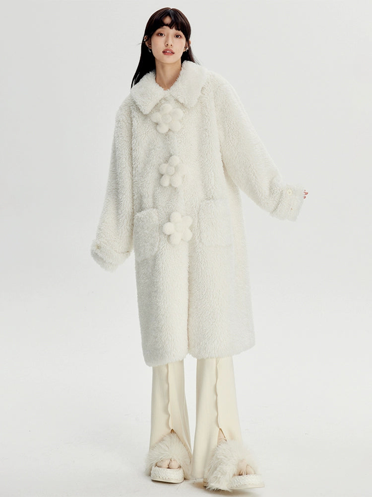 Solid Color - Loose Woolen Coat