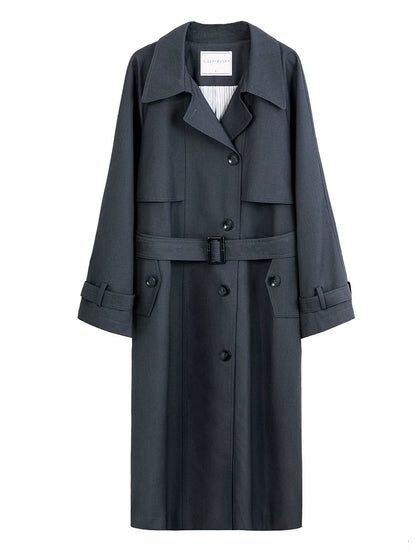 Casual Loose Long Trench