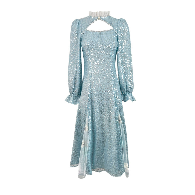 Robe de fée élégante bleue