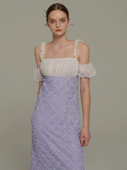 Purple Orchid Lace Dress