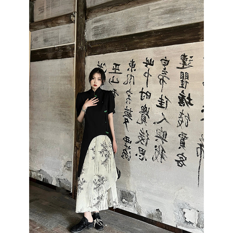 Ink Painting Zen Dress