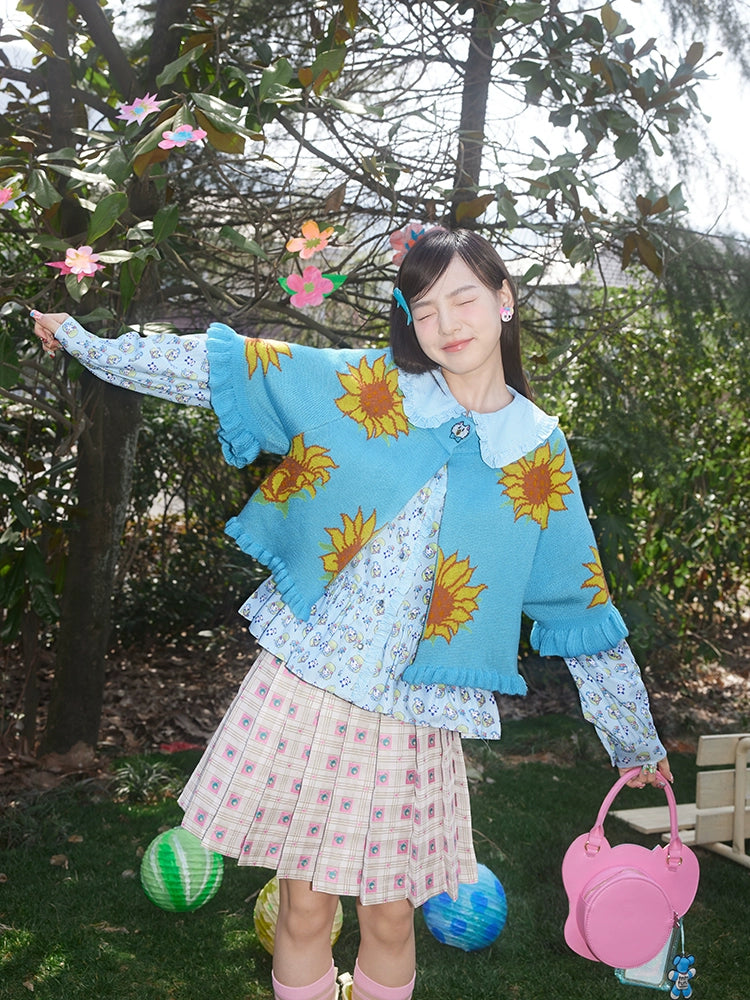 Floral Shawl Cardigan