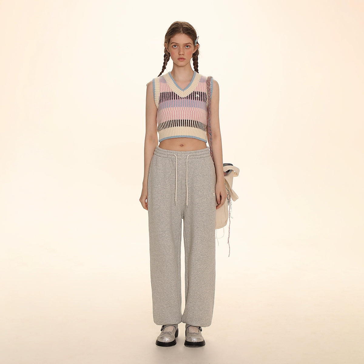 Striped Wool Tank Top, Retro Academy