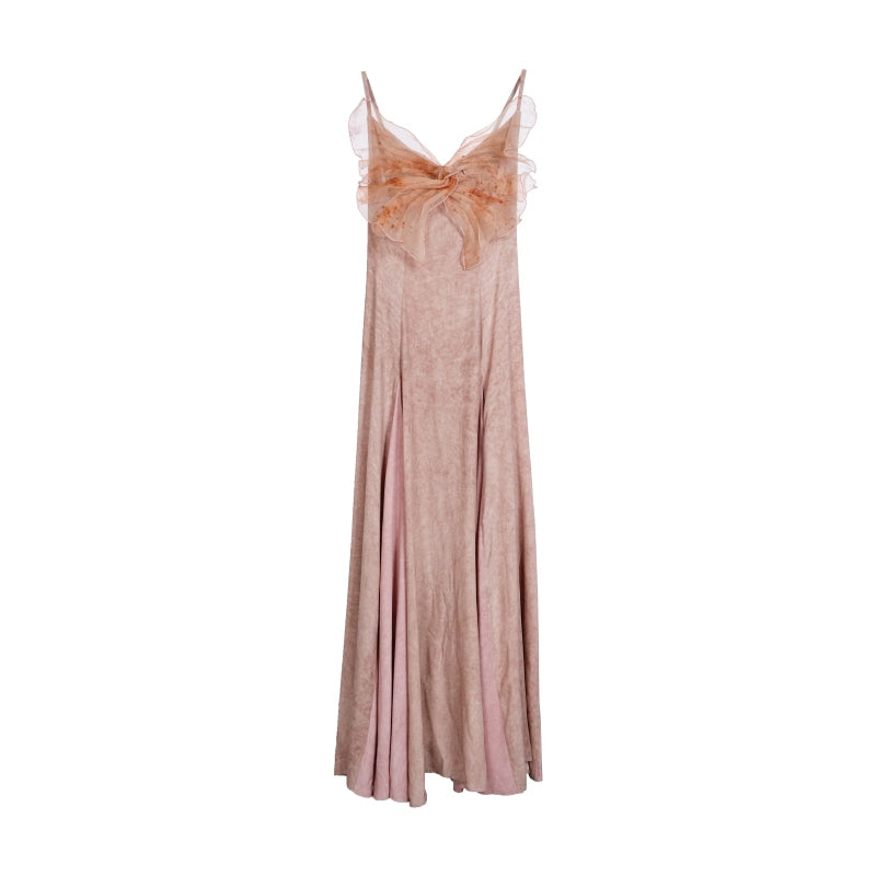 Pink Butterfly Fairy Silk Dress