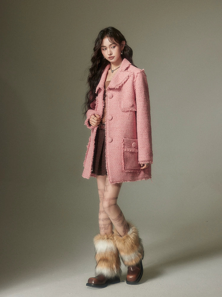 Suit Collar Pink - Small Fragrant Coat