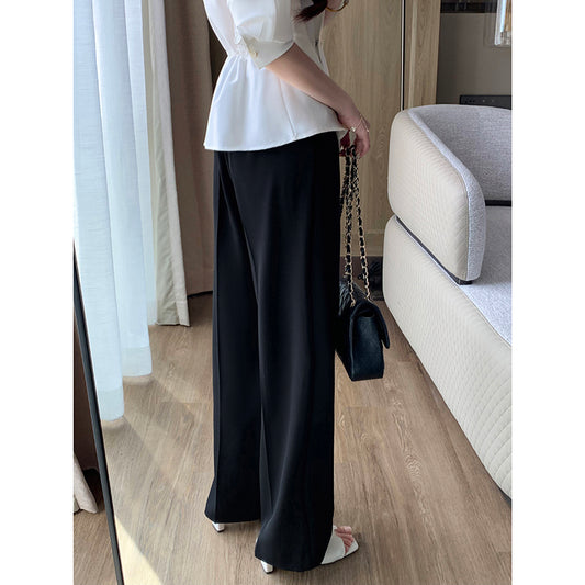 Black Wide Pants Jumpsuit