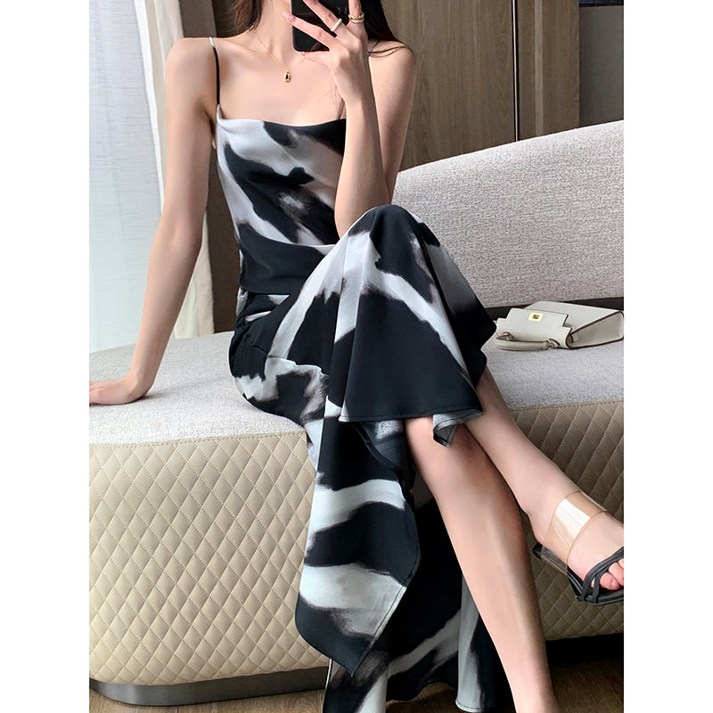 Slimming Lily Split Long Skirt