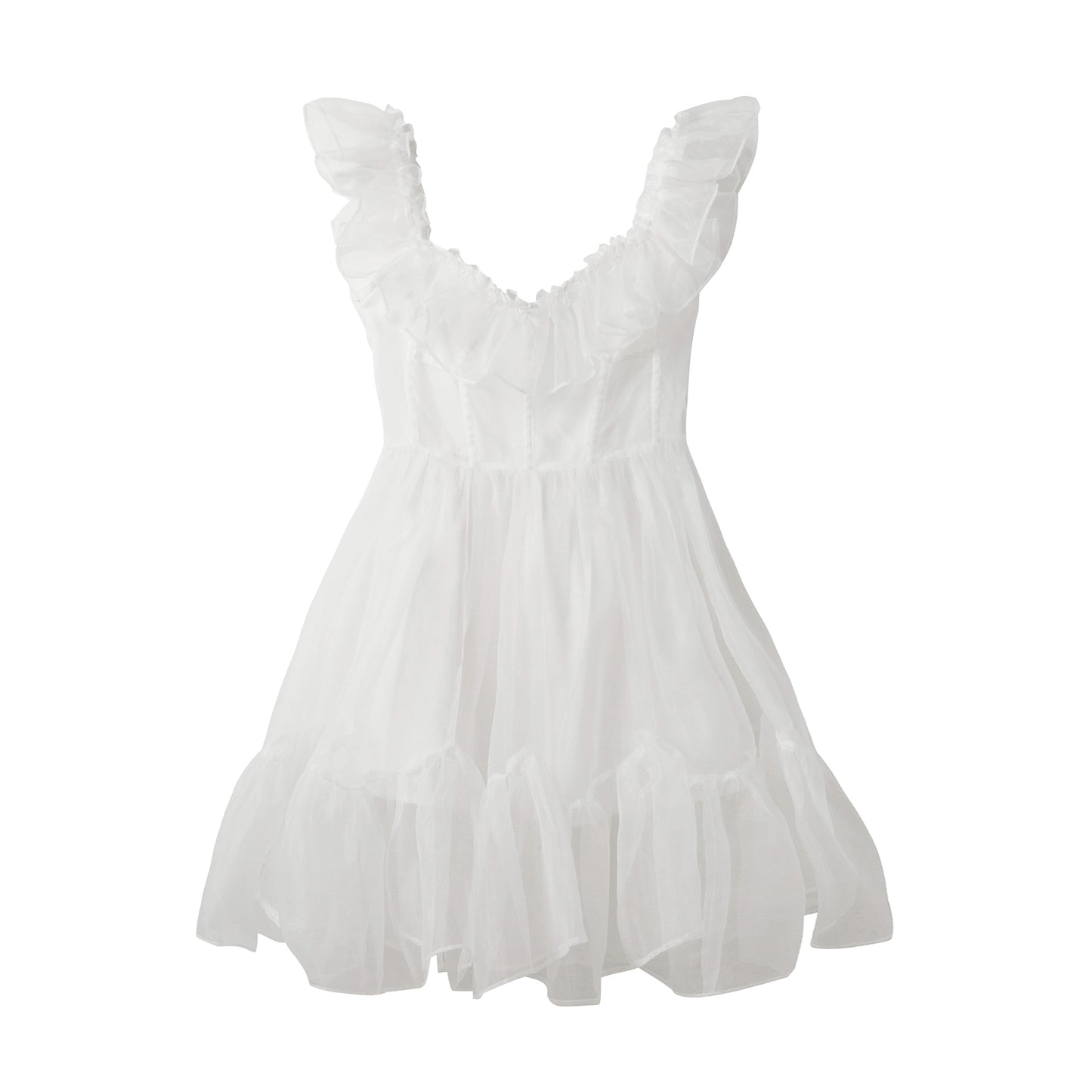 Moonlight Ruffle Mini Dress