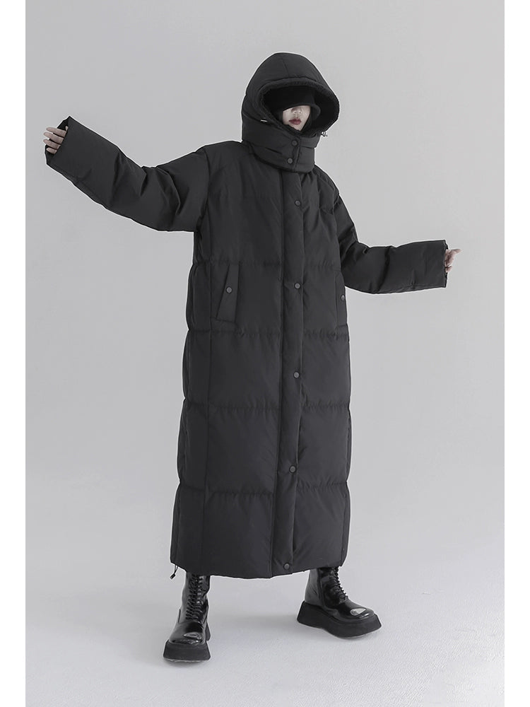 Warm Spliced Fleece Down Coat