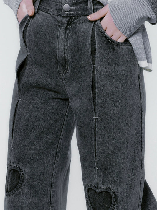 Туманная любовь: стройные джинсы с высокой талией