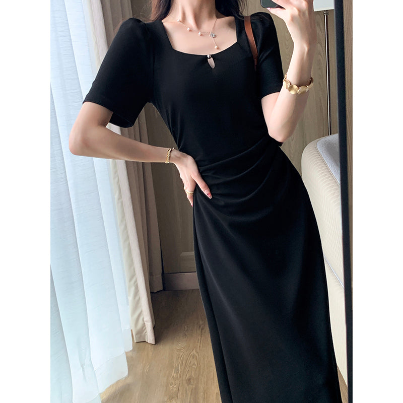 Slim Fit Black Dress