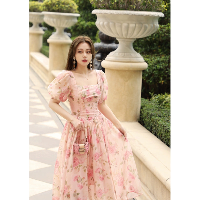 Garden Party Vintage Waist Fairy Dress