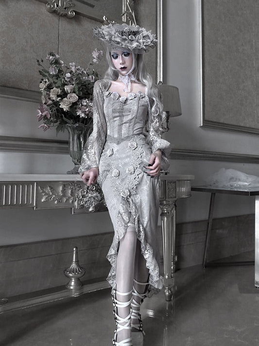 Gothic Court Fishtail Split Dress