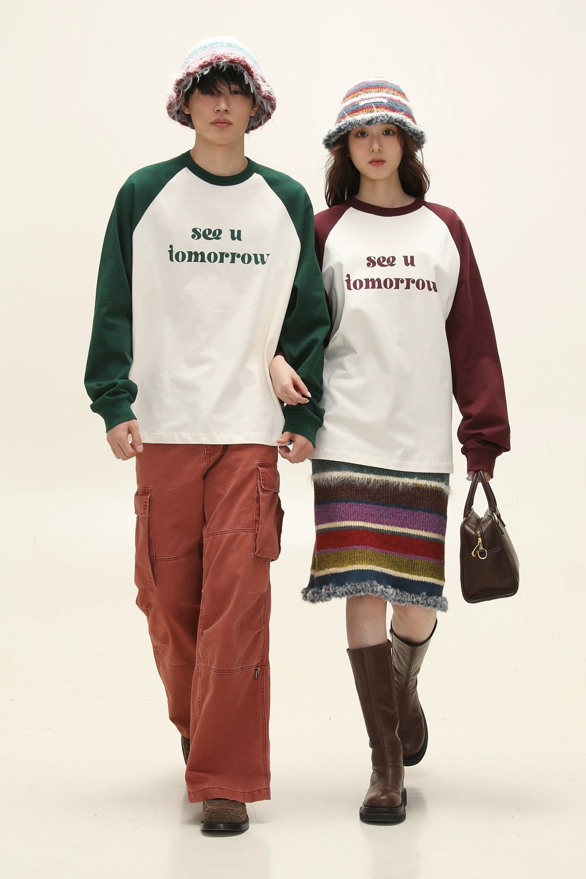Raglan Sleeves Letter Print T-Shirt