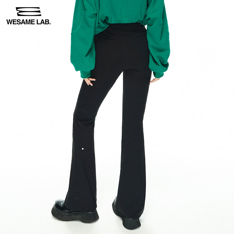 Structure Splice Suit with High Waist Pants