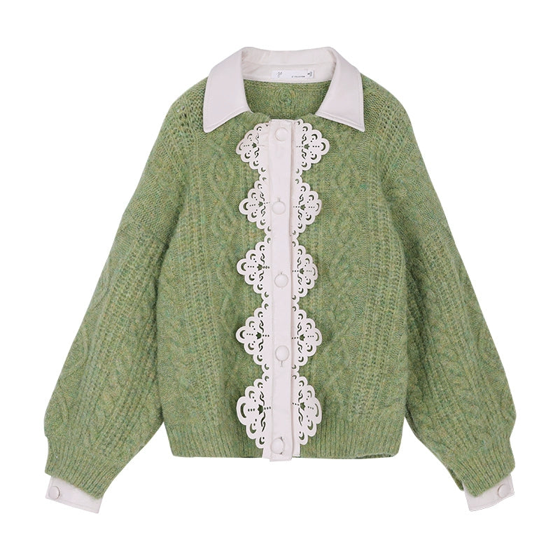 Gentle Knitted Autumn Cardigan