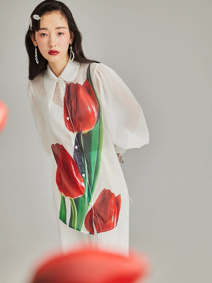 Tulip Art Autumn Shirt