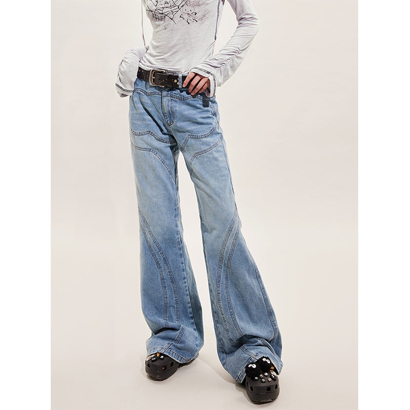 Special Structure Spliced Jeans