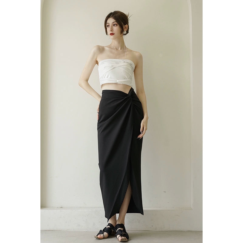 Eclipse Black Twisted Grap Skirt