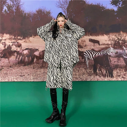 Zebra Chain Shirt Coat