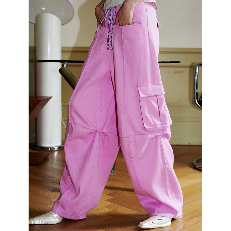 Vintage Pink Cargo Pants